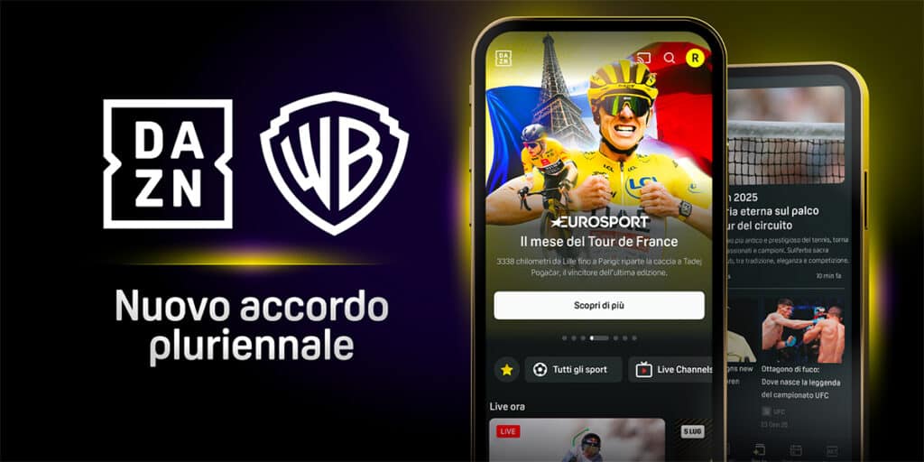 DAZN e Warner Bros. Discovery
