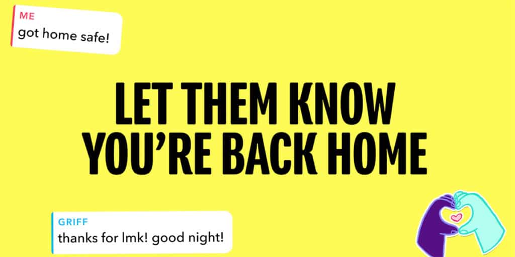Snapchat home safe